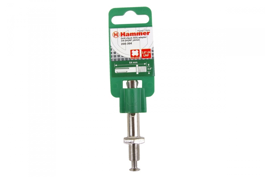 Переходник Hammer Flex   CH-SDS adapter 3/8-24UNF, SDS+ -> патрон 3/8