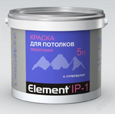 Альпа Элемент IР-1 для внут. работ для потолков матовая 10л/15,5кг (44)