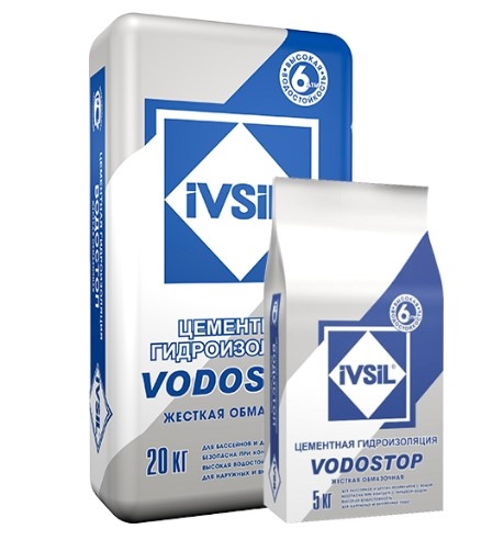 Гидроизоляция IVSIL VODOSTOP 20кг (64)