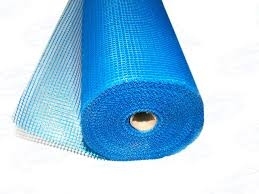 Сетка фасадная Х-Glass 5мм х 5мм 160г/кв.м (1мх20м) синяя
