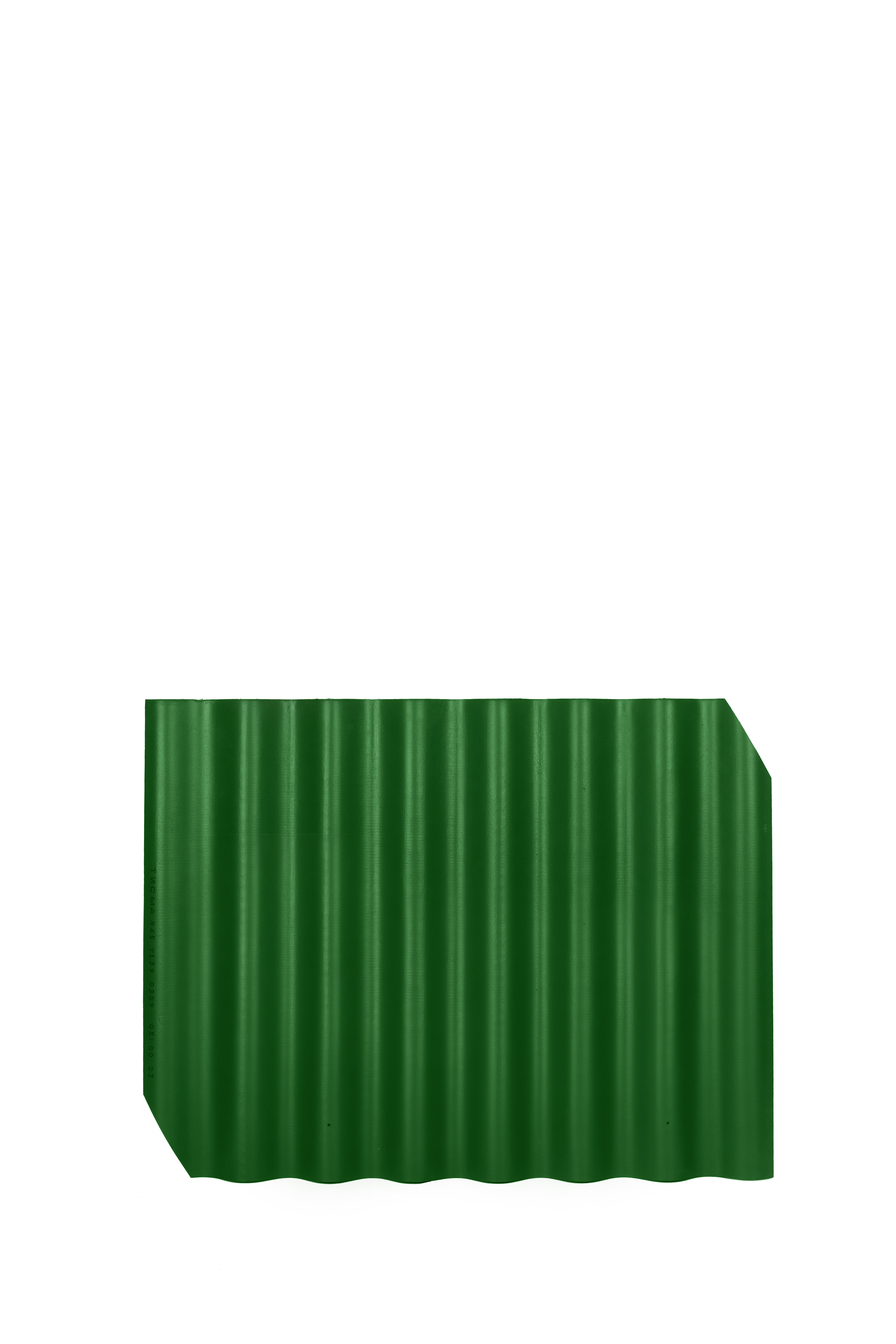 Черепица фиброцементная ТИСМА 40/150-8-865х1130х5,8 зеленый Y139 ТУ