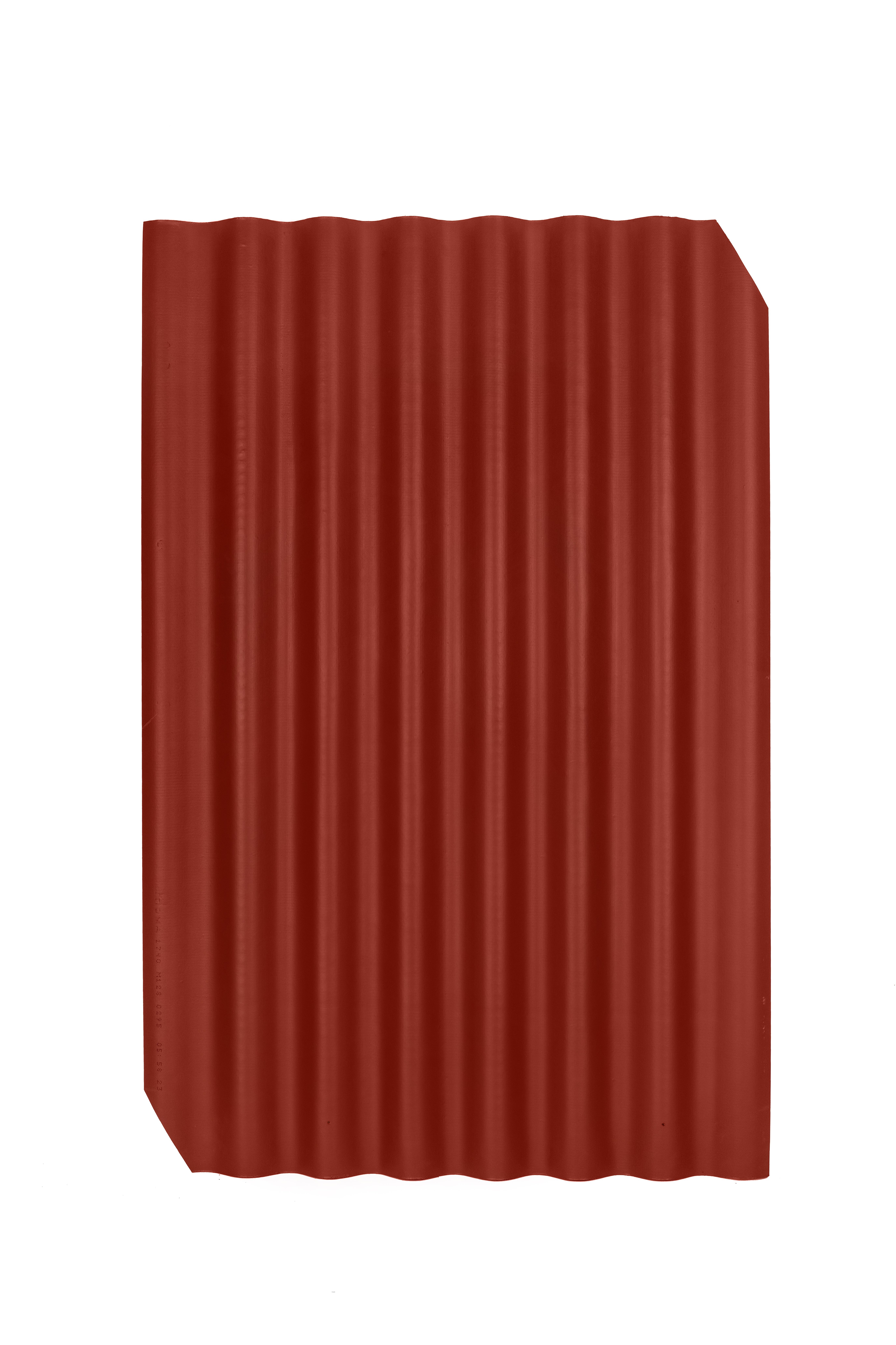Черепица фиброцементная ПРОФИ ТИСМА 40/150-8-1740х1130х5,8 красный M128 ТУ