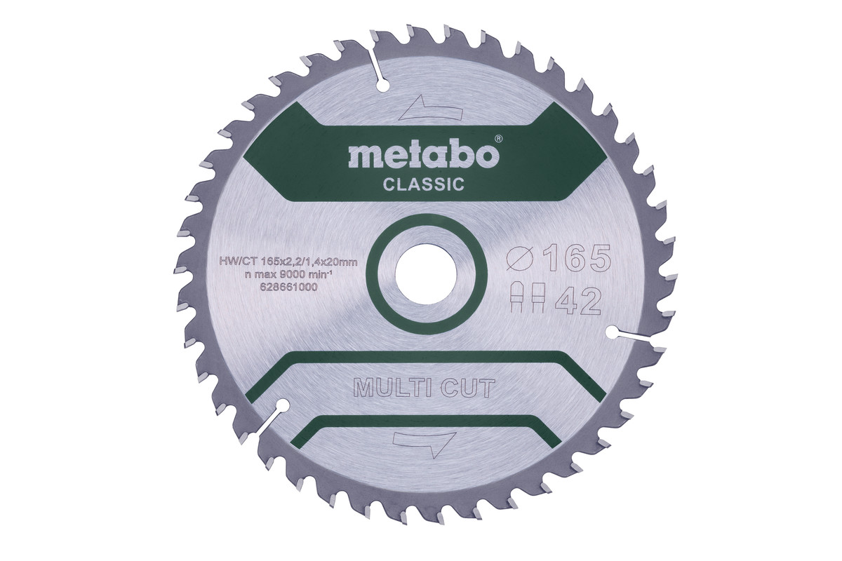 Диск пильный Multi Cut Classic (165x20; 42Z; FZ/TZ 5) Metabo 628661000