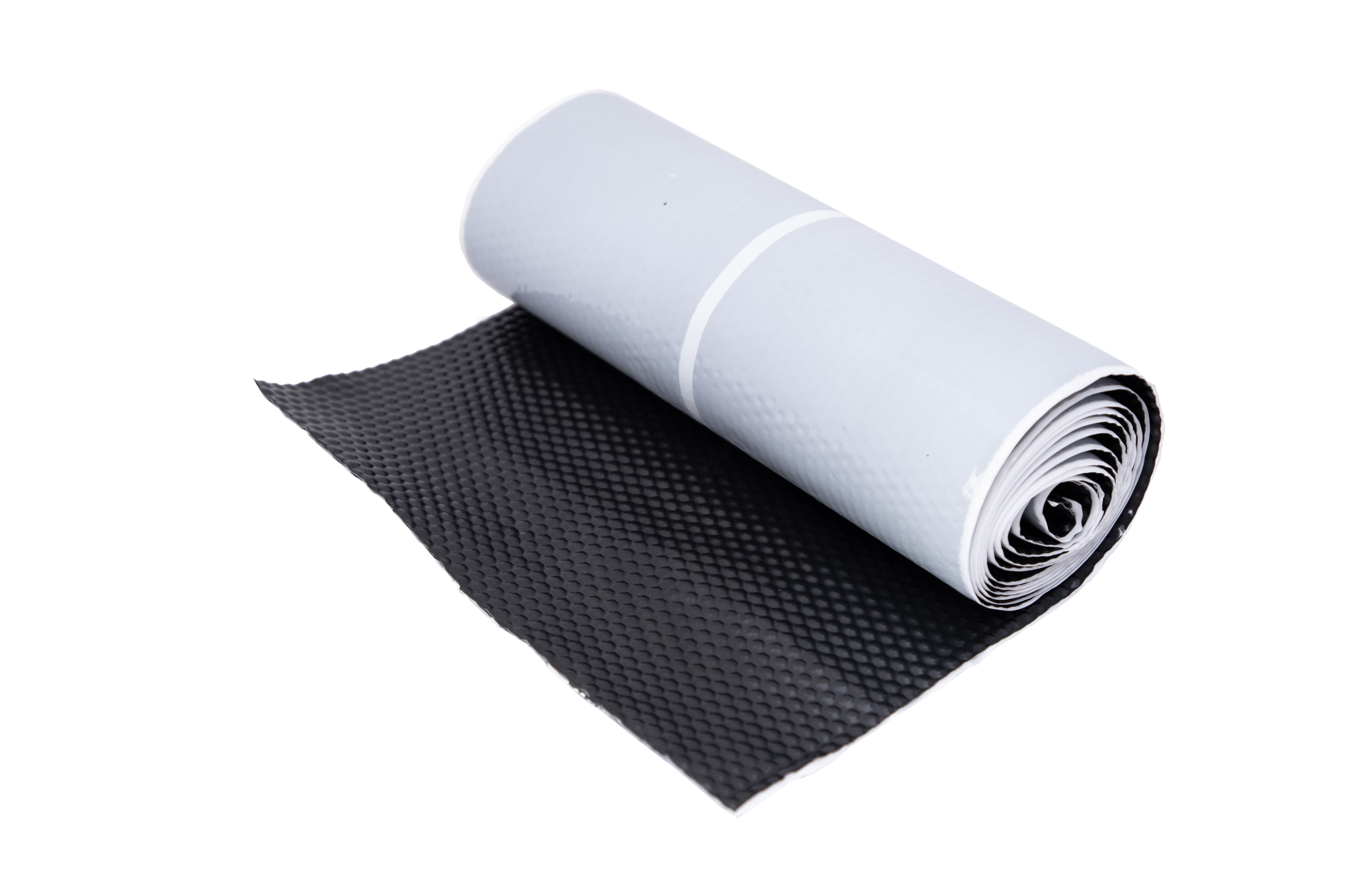 Лента для примыкания гофрированная алюминиевая GRAND LINE черная (2,5м)