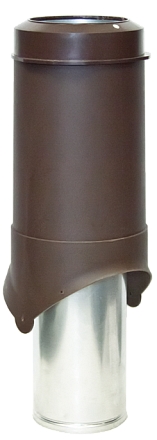 Выход вентиляции Krovent Pipe-VT 150 is коричневый