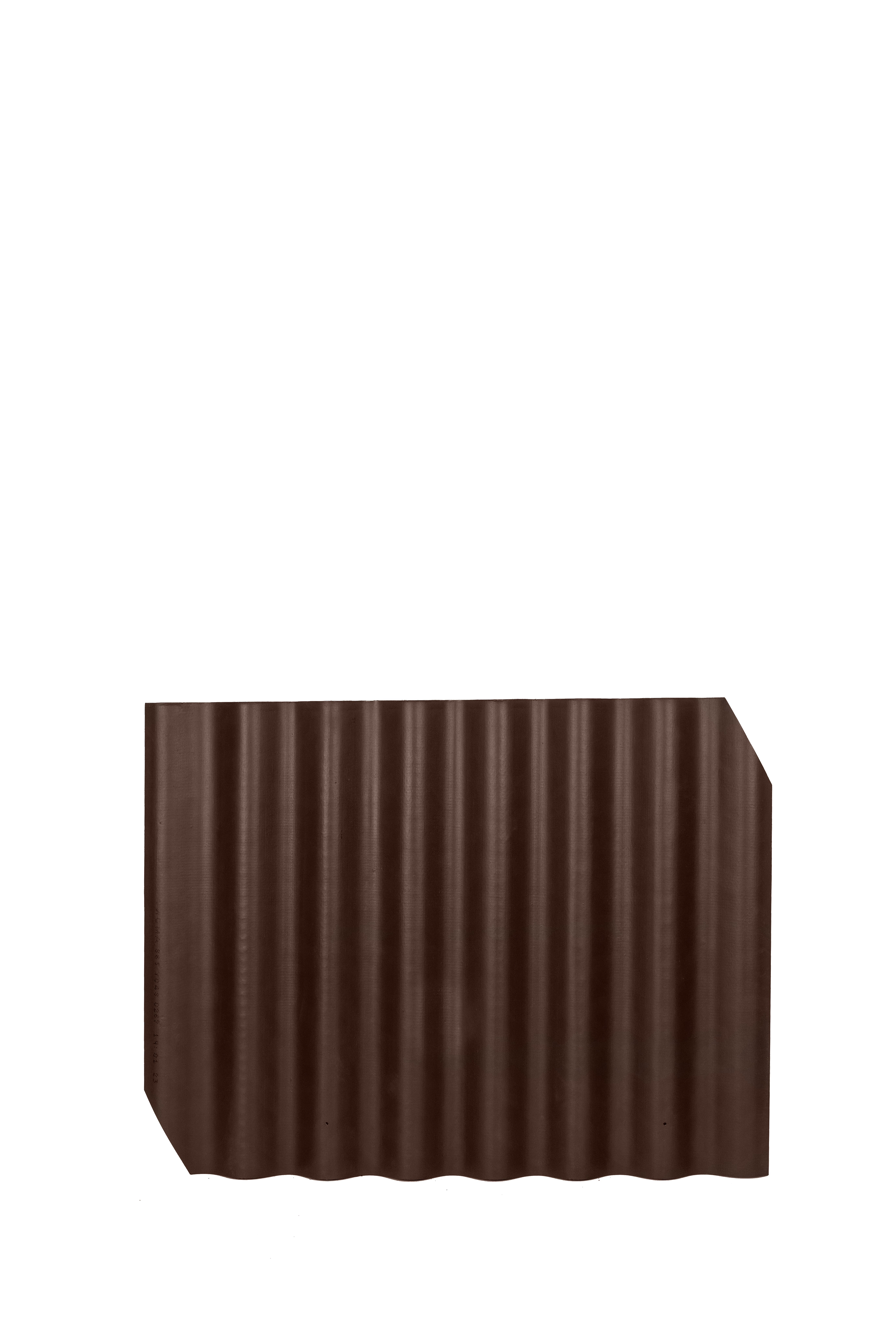 Черепица фиброцементная ТИСМА 40/150-8-865х1130х5,8 коричневый Y048 ТУ
