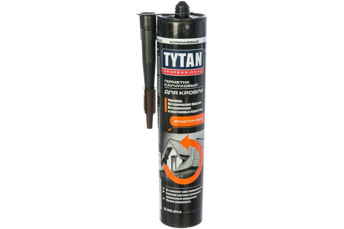 Герметик Tytan Professional каучуковый коричневый 310мл (91691)