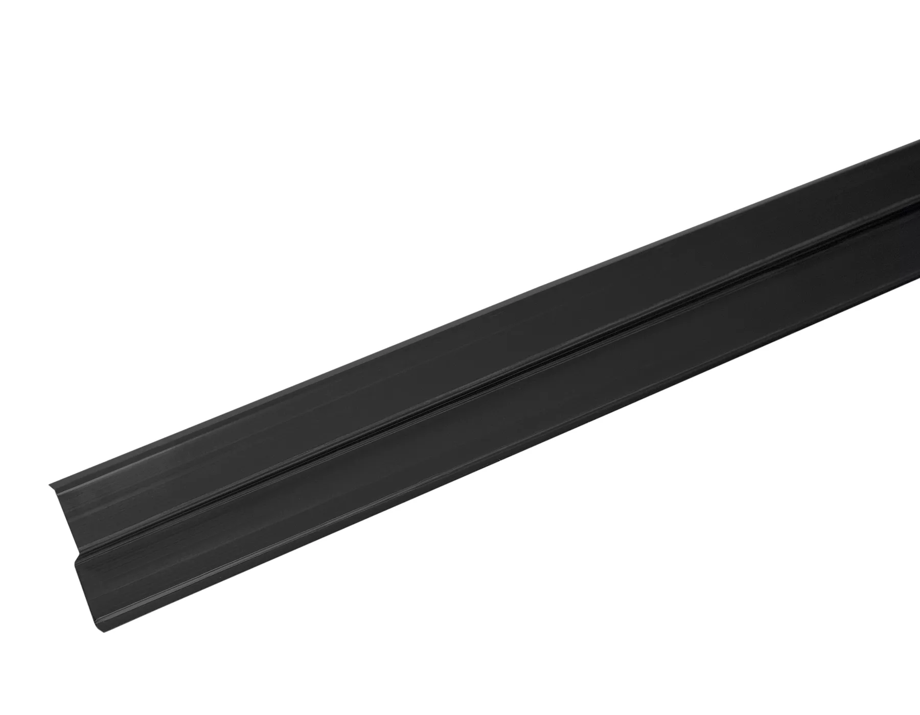 Планка прижимная Luxard (планка примыкания), черная, 2000х85мм