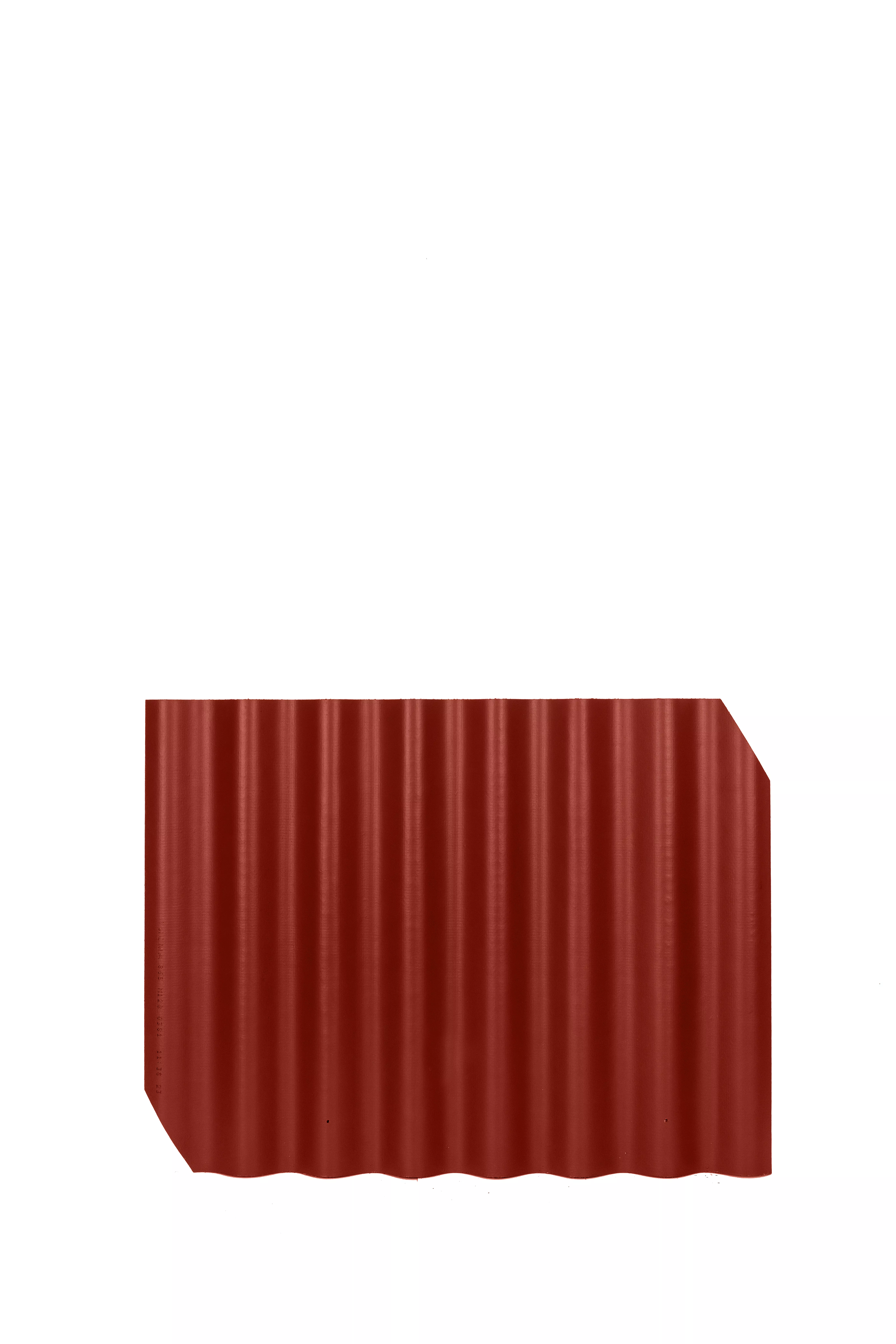 Черепица фиброцементная ТИСМА 40/150-8-865х1130х5,8 красный M128 ТУ