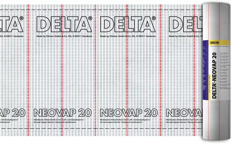 Пленка пароизоляционная армированная Delta-Neovap 20 (75м2)