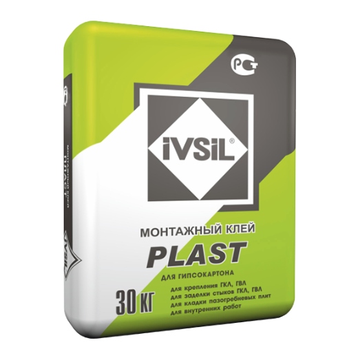 Клей монтажный IVSIL PLAST 30кг (40)