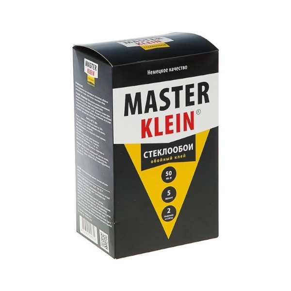 Клей обойный  "Master Klein" " для стеклообоев 500гр.(жест.пачка 18шт/кор)"