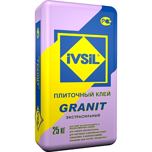 Клей плиточный IVSIL GRANIT 25кг (48)