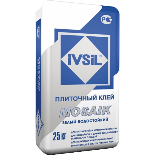 Клей плиточный IVSIL MOSAIK 25кг (48)