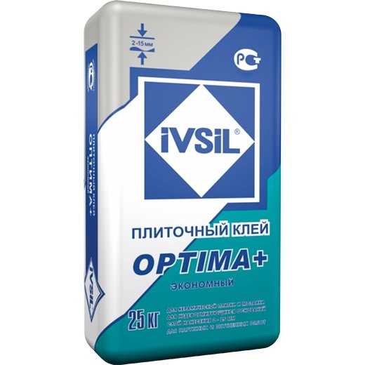 Клей плиточный IVSIL OPTIMA+ 25кг (48)