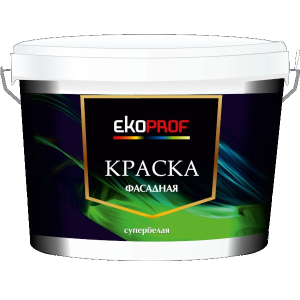 Краска ЭКО Akrimax фасадная, супербелая 14кг (52)