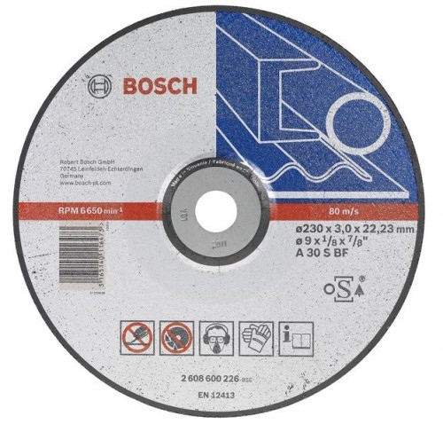 Круг обдирочный BOSCH металл 230х6 мм