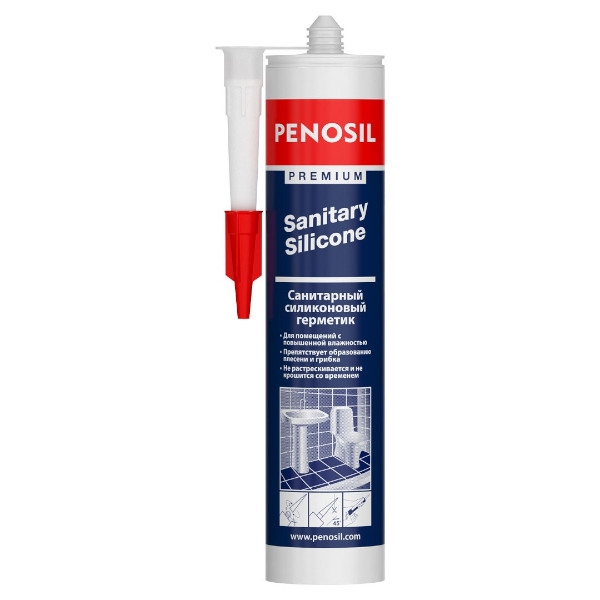 PENOSIL S, герметик силиконовый санитарный, бесцветный, 310 мл (12шт)