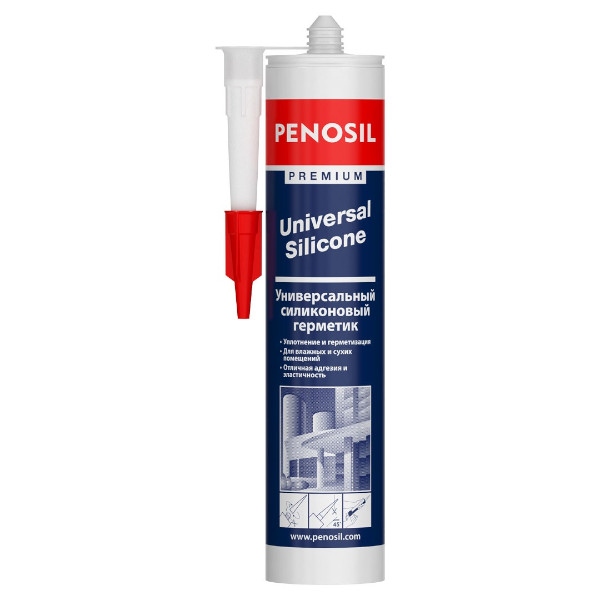 PENOSIL U, герметик силиконовый универсальный, белый, 310 мл (12шт)