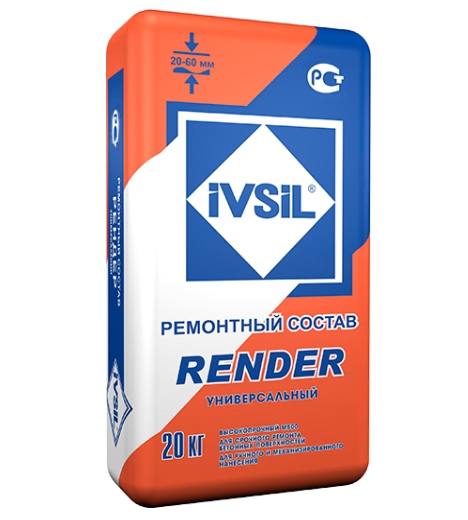 Ремонтный состав IVSIL RENDER 20кг (64) 