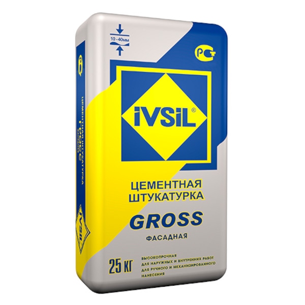 Штукатурка IVSIL GROSS 25кг (48) 