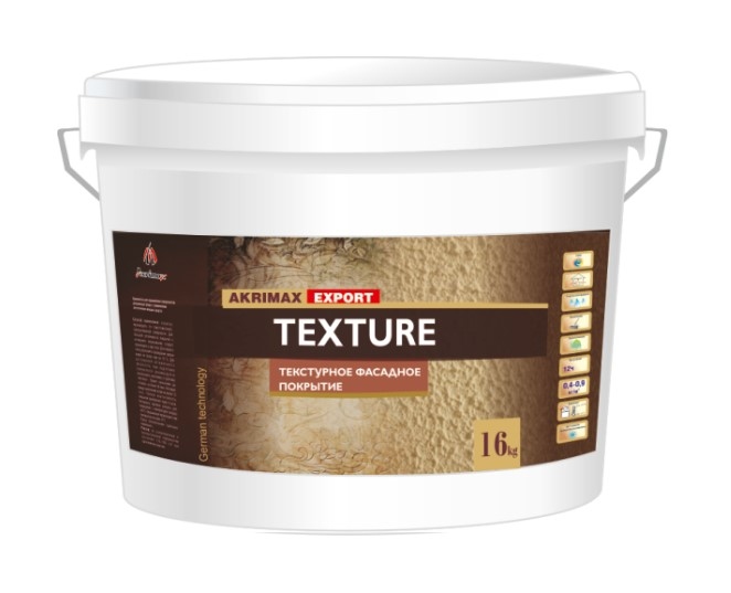 Текстурное фасадное покрытие Akrimax-TEXTURE 16кг (48)