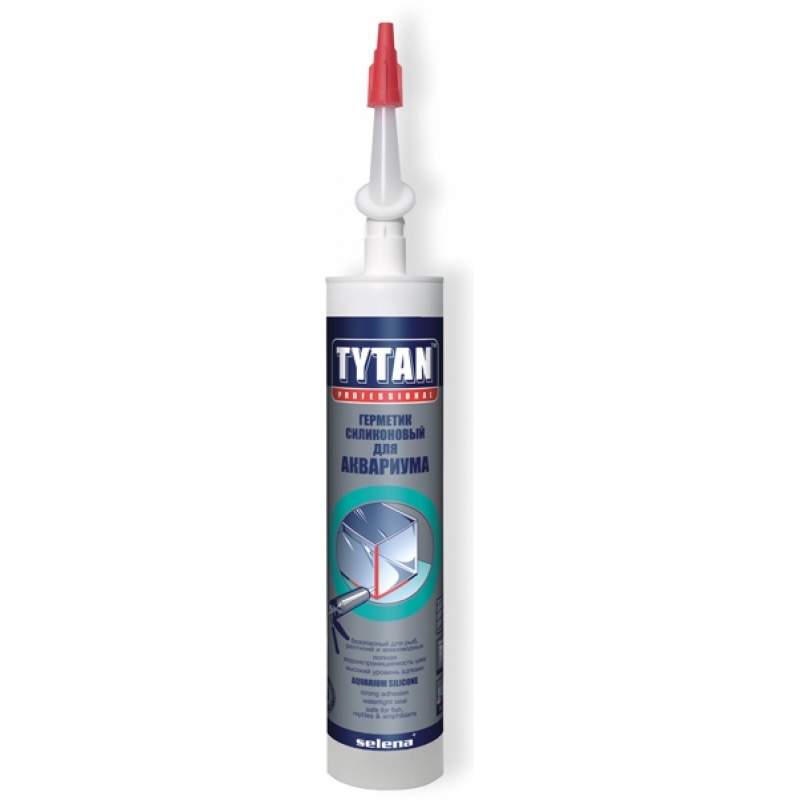 Tytan Professional Герметик Силиконовый для Аквариумов бесцветный 310мл(12)