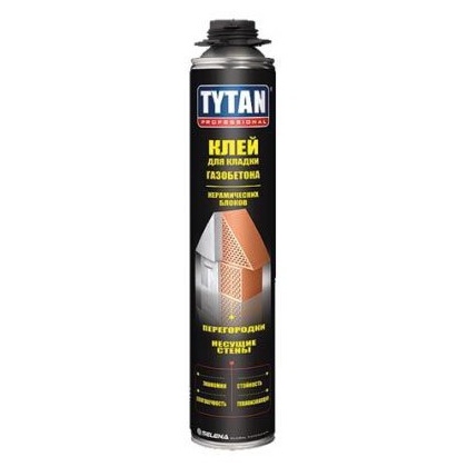 Tytan Professional клей для кладки газобетона и керамических блоков светло-серый