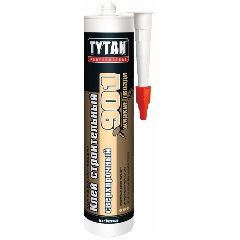 Tytan Professional клей строительный сверхпрочный №901 бежевый 390гр (12)