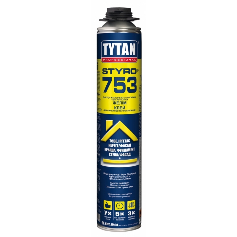 Tytan Professional Styro 753 клей для наружной теплоизоляции 1/14кв.м (12)