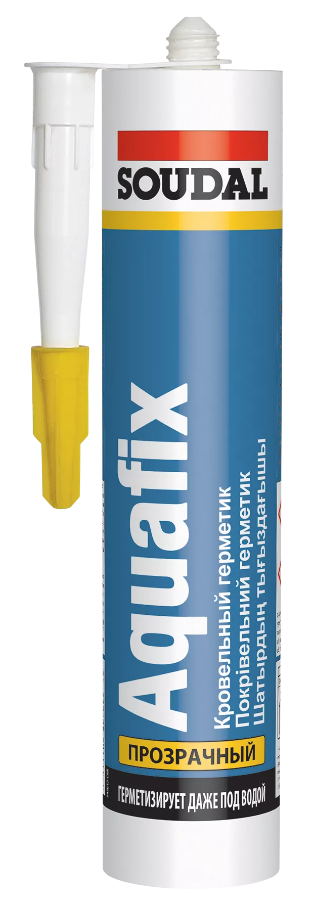 Герметик кровельный Soudal Аквафикс бесцветный 300 мл