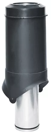 Выход вентиляции Krovent Pipe-VT 125 is черный