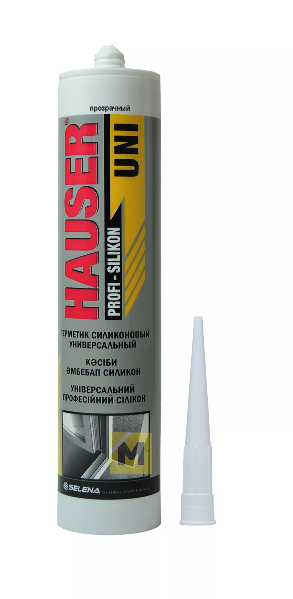 Герметик Hauser UNI силиконовый универсальный бесцветный 260мл
