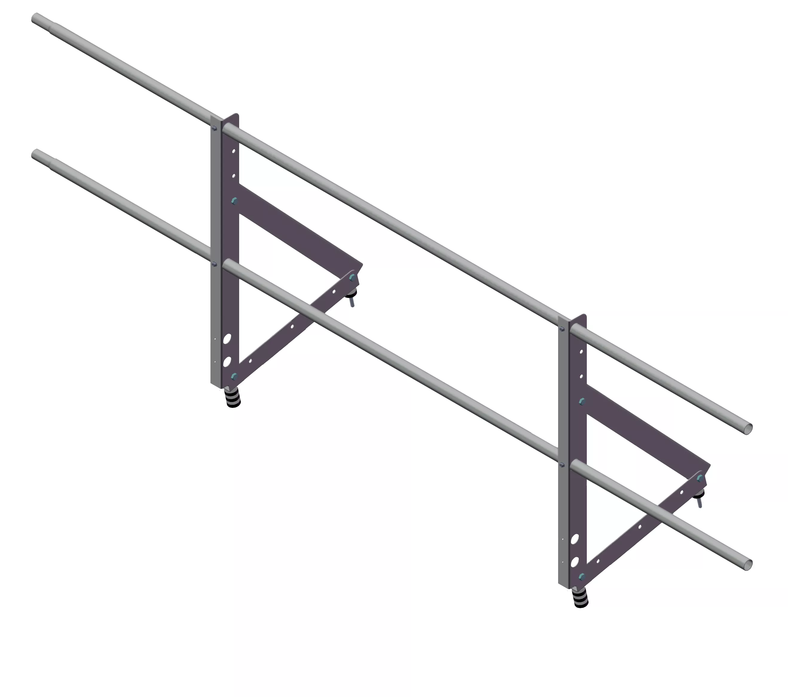 Ограждение кровельное Optima 0,65х2м RAL 3005