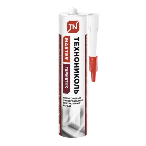 Герметик ТЕХНОНИКОЛЬ универсальный нейтральный силиконовый белый 280 мл.