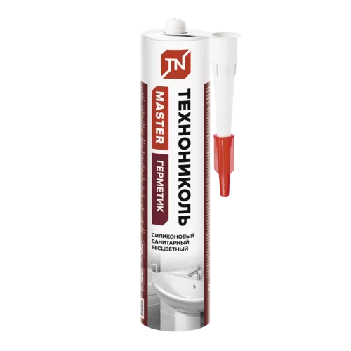 Герметик ТЕХНОНИКОЛЬ санитарный силиконовый бесцветный 280 мл.
