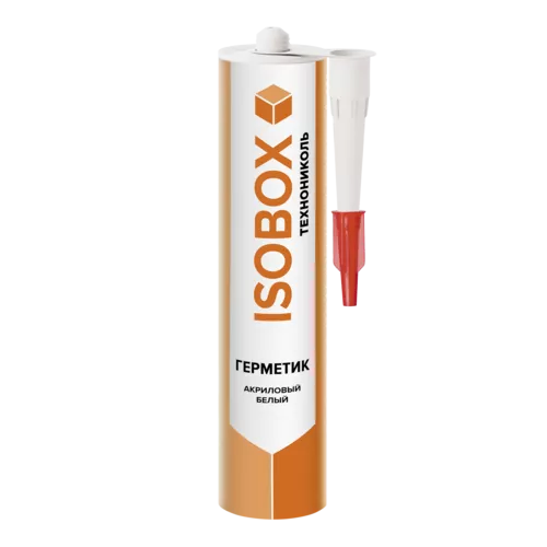 Герметик ISOBOX акриловый универсальный белый, 260 мл. (12 шт.)